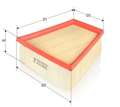 TECNECO FILTERS Воздушный фильтр AR1637PM